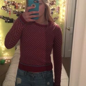Knit wool sweater
